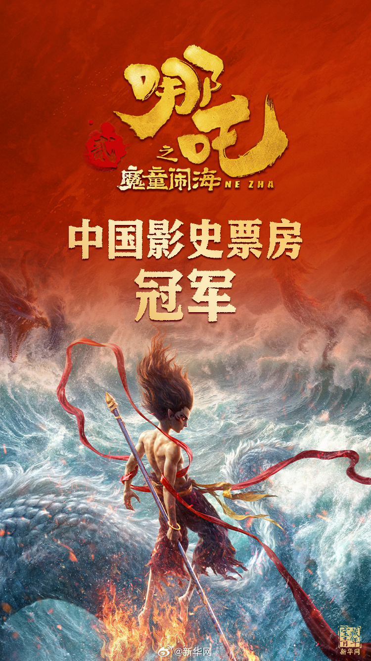  登頂！《哪吒2》打破中國影史最高票房紀(jì)錄